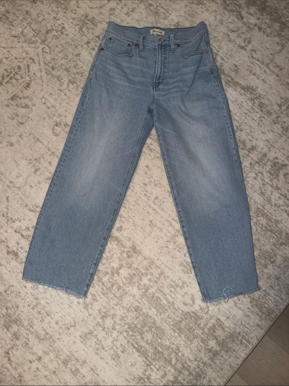 Madewell Light Blue Straight Leg Jeans